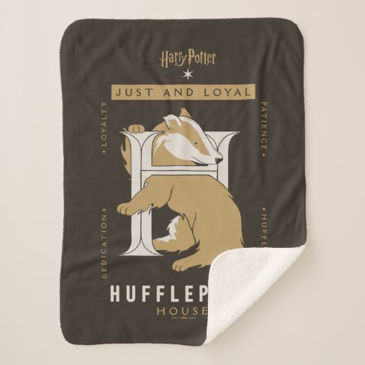 HUFFLEPUFF™ House Just and Loyal Sherpadecke (Vorderseite)