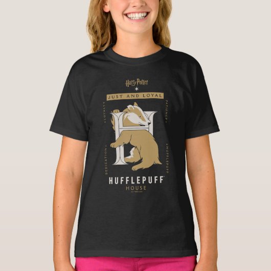 HUFFLEPUFF™ House Just and Loyal T-Shirt (Vorderseite)