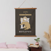 HUFFLEPUFF™ House Just and Loyal Wandteppich Mit Holzrahmen (Schlafzimmer)
