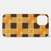 HUFFLEPUFF™ Karo Kariertes Muster Case-Mate iPhone Hülle (Rückseite (Horizontal))