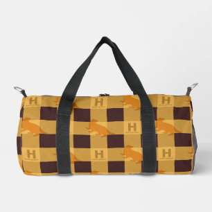 HUFFLEPUFF™ Karo Kariertes Muster Duffle Bag