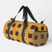 HUFFLEPUFF™ Karo Kariertes Muster Duffle Bag (Rechte Ecke)