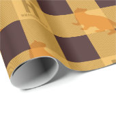 HUFFLEPUFF™ Karo Kariertes Muster Geschenkpapier (Rolleneckpunkt)