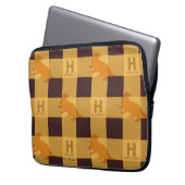 HUFFLEPUFF™ Karo Kariertes Muster Laptopschutzhülle (Vorderseite Links)