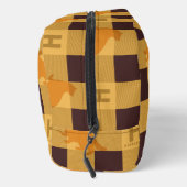 HUFFLEPUFF™ Karo Kariertes Muster Waschbeutel (Rechts)