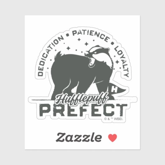 HUFFLEPUFF™ Präfektives Abzeichen Aufkleber (Blatt)