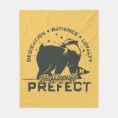 HUFFLEPUFF™ Präfektives Abzeichen Fleecedecke (Vorderseite)