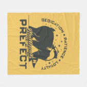 HUFFLEPUFF™ Präfektives Abzeichen Fleecedecke (Vorderseite (Horizontal))