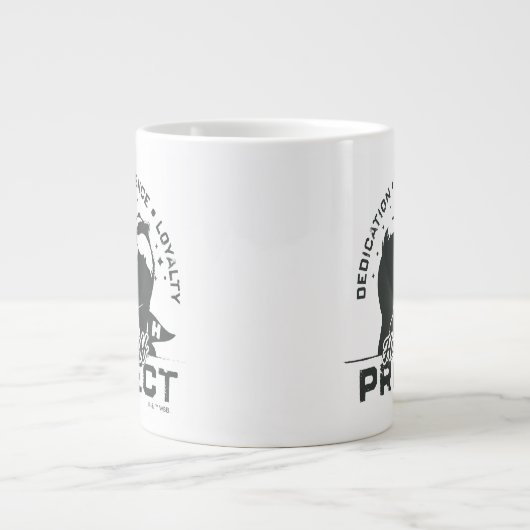 HUFFLEPUFF™ Präfektives Abzeichen Jumbo-Tasse (Vorderseite)