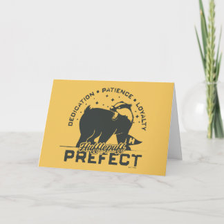 HUFFLEPUFF™ Präfektives Abzeichen Karte