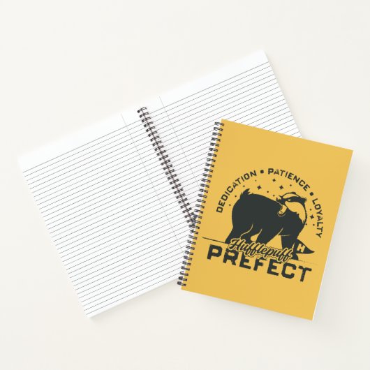HUFFLEPUFF™ Präfektives Abzeichen Notizblock (Innenseite)
