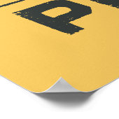 HUFFLEPUFF™ Präfektives Abzeichen Poster (Ecke)