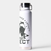 HUFFLEPUFF™ Präfektives Abzeichen Trinkflasche (Rückseite)