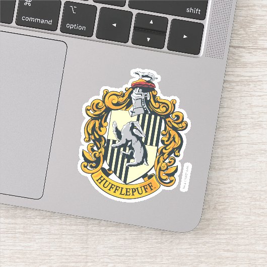Hufflepuff Wappen Aufkleber (Detail)