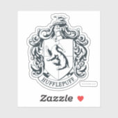 Hufflepuff Wappen Aufkleber (Blatt)