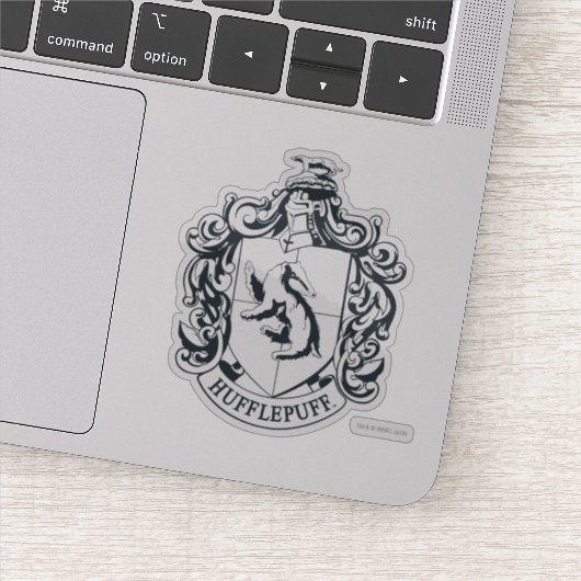 Hufflepuff Wappen Aufkleber (Detail)