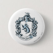 Hufflepuff Wappen Blue Button (Vorderseite)