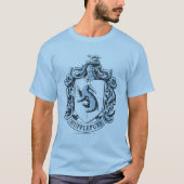 Hufflepuff Wappen Blue T-Shirt (Vorderseite)