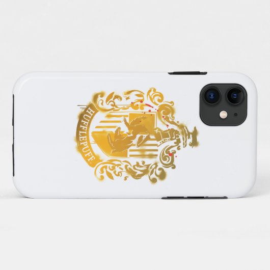 Hufflepuff Wappen - geplättelt Case-Mate iPhone Hülle (Rückseite (Horizontal))