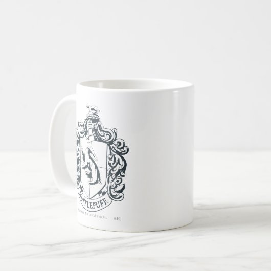 Hufflepuff Wappen Kaffeetasse (Vorderseite Links)