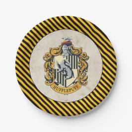 Hufflepuff-Wappen Pappteller