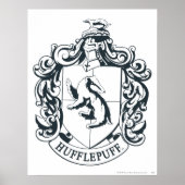 Hufflepuff Wappen Poster (Vorne)