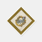 Hufflepuff-Wappen Serviette (Ecke)