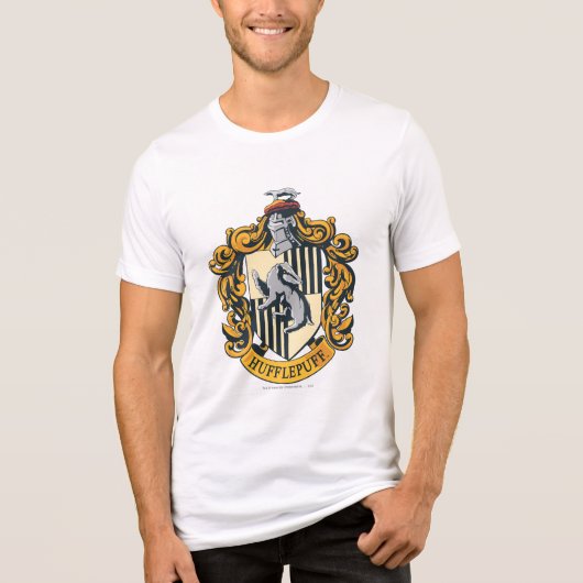 Hufflepuff Wappen Tri-Blend Shirt (Vorderseite)