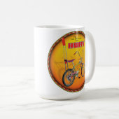 Huffy Highrise-Fahrradzeichen Kaffeetasse (VorderseiteRechts)