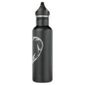 Hufhorn-Jäger Antler Elk, Hirsch- und Jagdhunti Edelstahlflasche (Rechts)