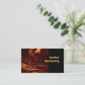 Hufschmied, der einen Schuh herstellt Visitenkarte (Stehend Vorderseite)