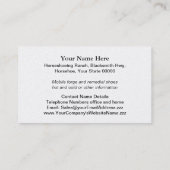 Hufschmied, der PferdeVisitenkarte beschuht Visitenkarte (Rückseite)