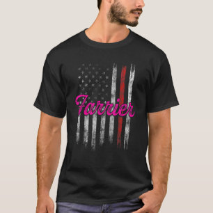 Hufschmied Hufeisen Hufbeschlag Hufschneiden  4 T-Shirt