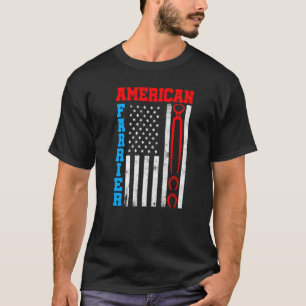 Hufschmied Hufeisen Hufschneiden Equine Beschlag   T-Shirt
