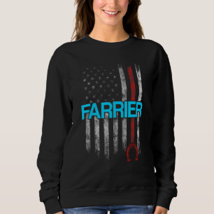 Hufschmied Hufeisen Hufschneiden Equine Beschlagen Sweatshirt