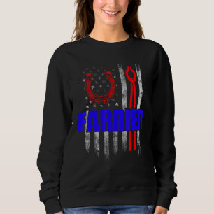 Hufschmied Hufeisen Hufschneiden Equine Beschlagen Sweatshirt