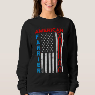 Hufschmied Hufeisen Hufschneiden Equine Beschlagen Sweatshirt