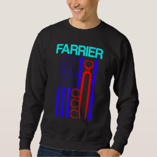 Hufschmied Hufeisen Hufschneiden Equine Beschlagen Sweatshirt