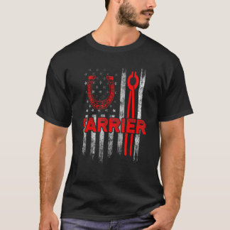 Hufschmied Hufeisen Hufschneiden Equine Beschlagen T-Shirt