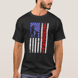 Hufschmied Hufeisen Hufschneiden Equine Beschlagen T-Shirt