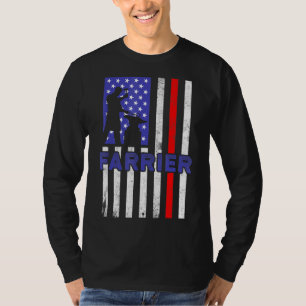Hufschmied Hufeisen Hufschneiden Equine Beschlagen T-Shirt