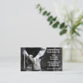 Hufschmied - Hufeisenservice Visitenkarte (Stehend Vorderseite)