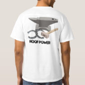 Hufschmied-Shirt T-Shirt (Rückseite)