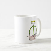 Hufschmied Stickman Kaffeetasse (VorderseiteRechts)