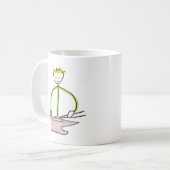 Hufschmied Stickman Kaffeetasse (Vorderseite Links)