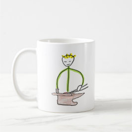 Hufschmied Stickman Kaffeetasse