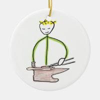 Hufschmied Stickman