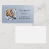 Hufschmied-Visitenkarte Visitenkarte (Vorne/Hinten)