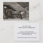 Hufschmied-Visitenkarte Visitenkarte (Vorne/Hinten)