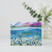 Hüfte, Blume, Postkarte (Stehend Vorderseite)